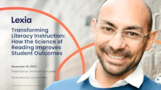 CA Transforming Literacy Instruction webinar Screen Image