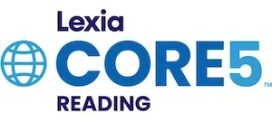 Lexia Core5 Reading logo with a globe icon on the left.