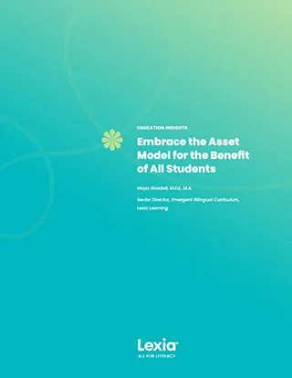 Embrace the Asset Model for the Benefit of All Students