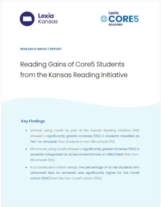 Core5 Reading Research Kansas