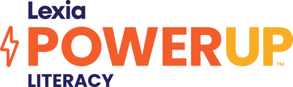 Lexia and Lexia PowerUp Literacy logos with link: lexialearning.com/powerup on a white background.
