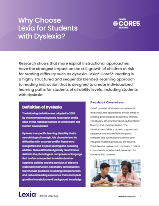 Lexia for Dyslexia Cover Image