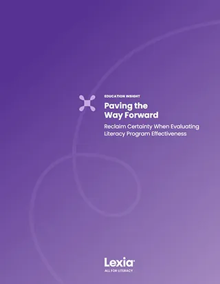 Paving the Way Forward: Reclaim Certainty When Evaluating Literacy Program Effectiveness