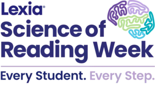 Lexia Science of Reading Week logo with a colorful brain graphic and the words Every Student. Every Step.