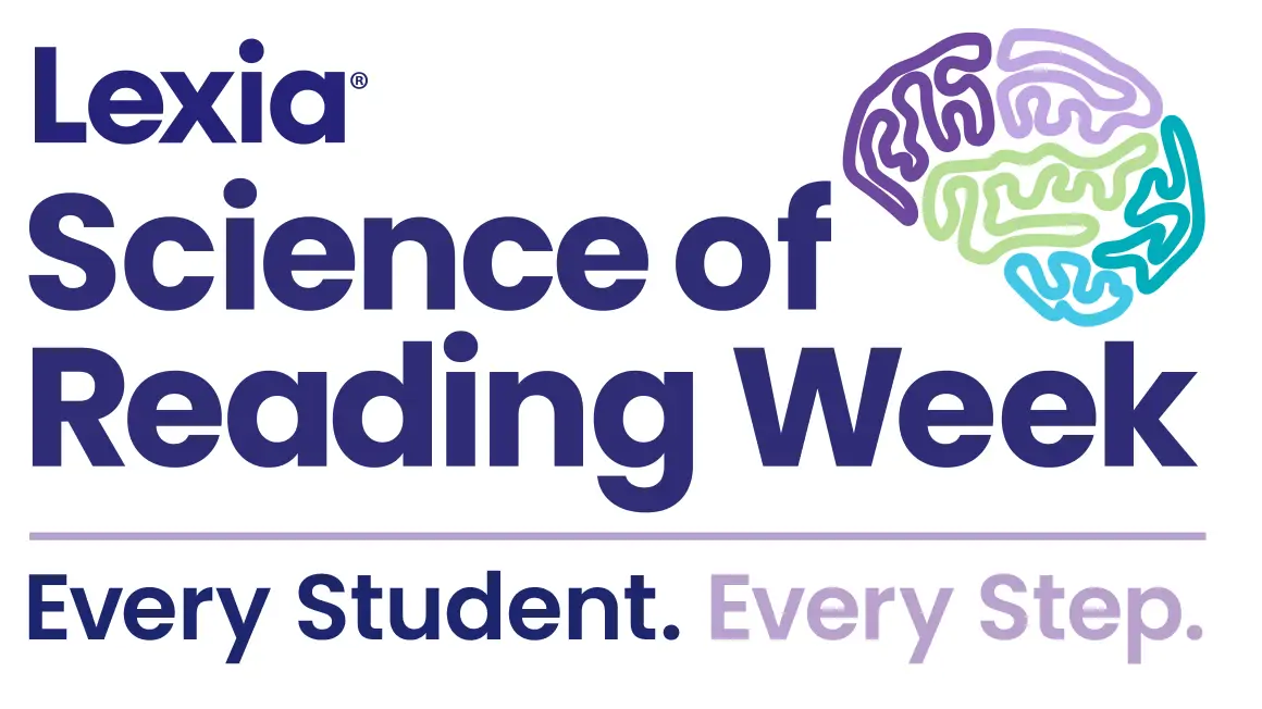 Lexia Science of Reading Week logo with a stylized brain and the slogan Every Student. Every Step.