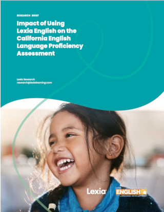 Impact of Using Lexia English on the California English Language Proficiency Assessment Thumbnail Image