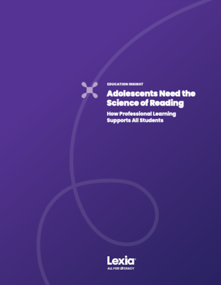 Adolescents Need the Science of Reading Lexia