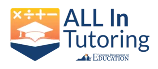 VA DOE ALL In Tutoring logo