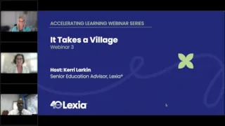 It Takes a Village Lexia Webinar Image