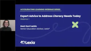 Lexia Kerri Larkin webinar still