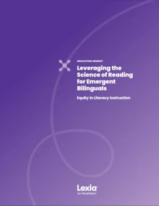 Leveraging the Science of Reading for Emergent Bilinguals: Equity in Literacy Instruction Cover