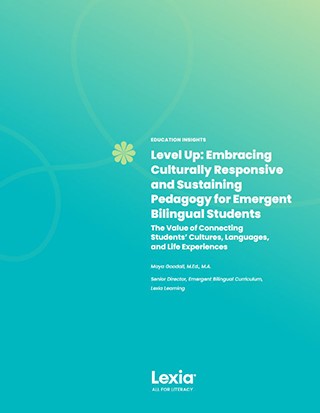 Level Up: Embracing Culturally Responsive and Sustaining Pedagogy for Emergent Bilingual Students