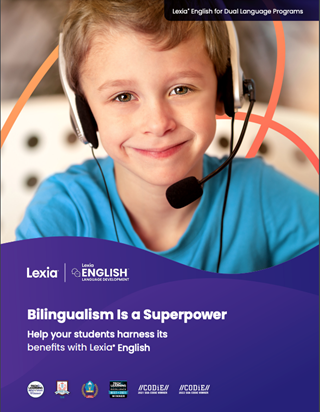 Lexia English Bilingualism is a Superpower Brochure cover image