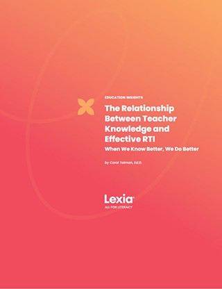 The Relationship Between Teacher Knowledge and Effective RTI